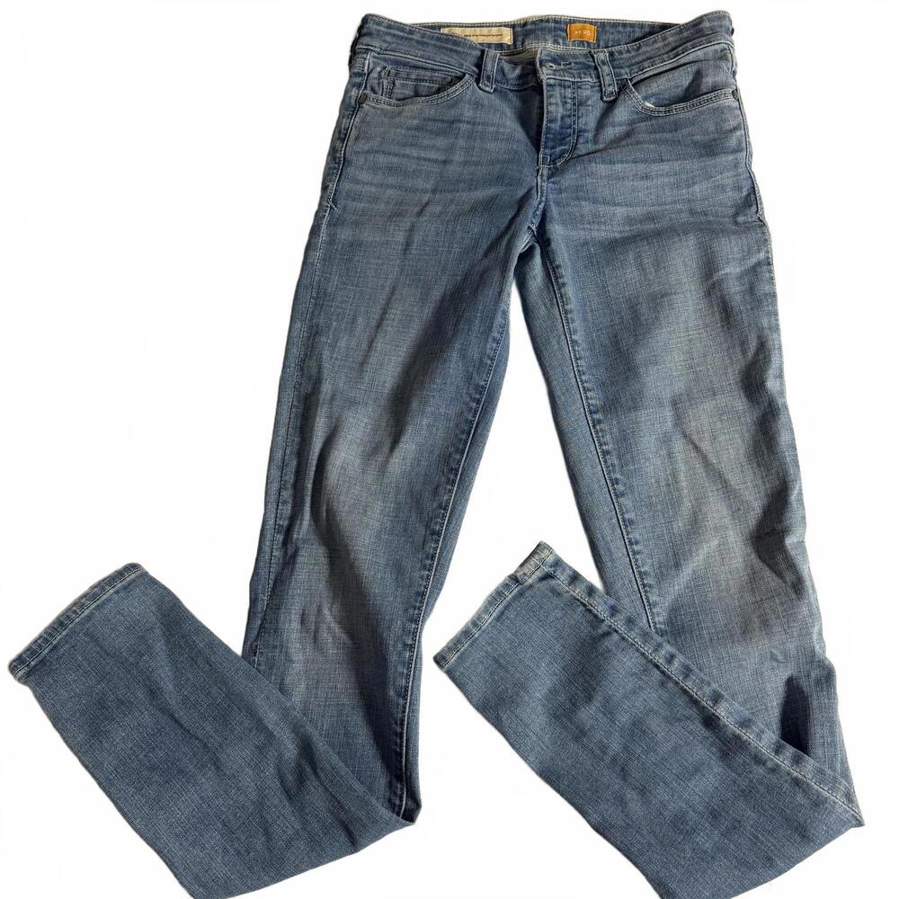PILCRO and the Letterpress Anthroplogie No 25 skinny jeans. 31 Inch Inseam.